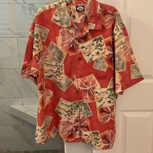 Tommy Bahama Hawaiian Shirt with Floral Print